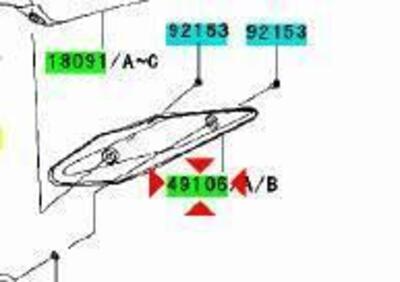 -Protezione marmitta Kawasaki Z750 491060078 - Annuncio 9535471