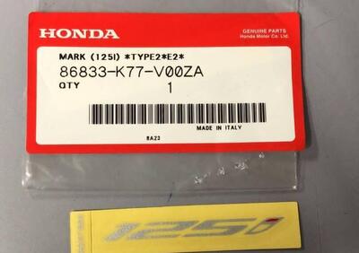 ADESIVO FIANCATA POSTERIORE HONDA SH 125 CODICE 86 - Annuncio 9535687