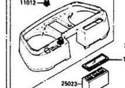 -Cover quadro strumenti Kawasaki GT750 250231032 - Annuncio 9540917