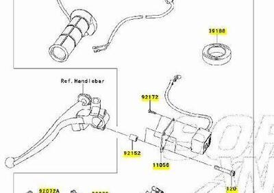 -Coppia manopole riscaldate Kawasaki Versys 1000 2 - Annuncio 9543348