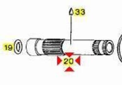 -Albero messa in moto Aprilia RX 125 AP0237932 - Annuncio 9543883