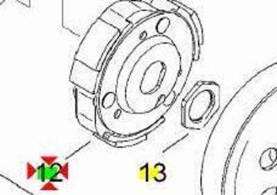 Frizione Aprilia Leonardo 125 AP0259739 - Annuncio 9547049