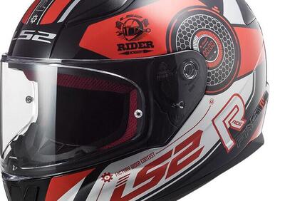 Casco integrale LS2 FF353 RAPID STRATUS Nero Rosso - Annuncio 9549389