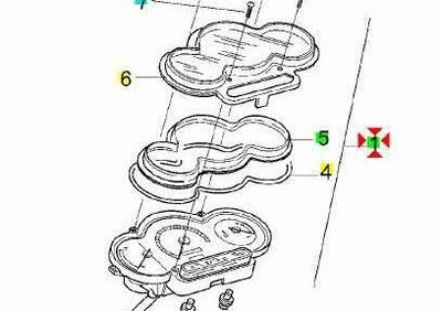 -Gruppo strumenti Aprilia Sonic 50 AP8212984 - Annuncio 9549642