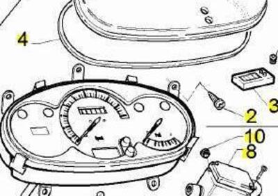 -Cruscotto Gulliver 50 AP8212859 Aprilia - Annuncio 9549731