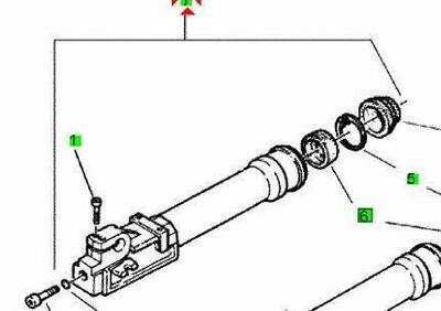 Fodero Dx Aprilia SR50 AP8203737 - Annuncio 9553129