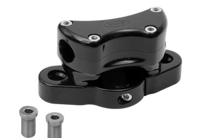 Kit piastra superiore nera con riser per Softail F  - Annuncio 9571108