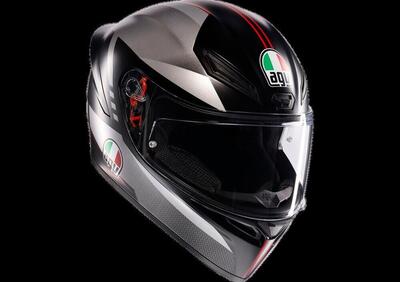 casco integrale AGV K1 S LAP matt nero grigio ross - Annuncio 9574562