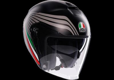 casco jet AGV IRIDES BOLOGNA nero tricolore - Annuncio 9574597