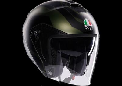 casco jet AGV Irides Sakai Matt verde nero - Annuncio 9574600