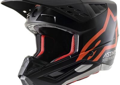 Casco cross Alpinestars S-M5 COMPASS Nero Arancio - Annuncio 9575368