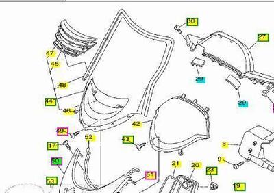 Parabrezza Yamaha Majesty 250 2000 2013 $$ - Annuncio 9575851