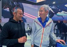 EICMA 2024 - Shinici Sahara: "se dovessi scegliere manterrei il quattro cilindri in linea" [VIDEO]