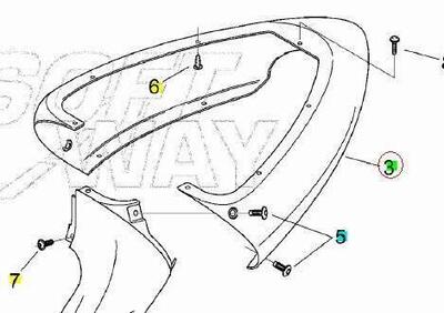 Codino Aprilia RS50 1999/2005 AP8258779 - Annuncio 9136015