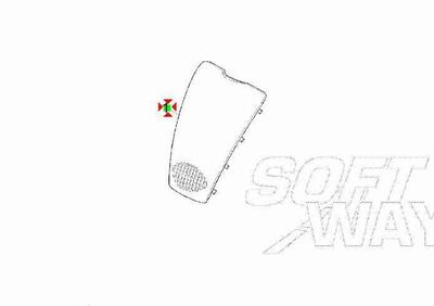 Coperchio scudo anteriore Scarabeo 50 AP8238172 Aprilia - Annuncio 9583251