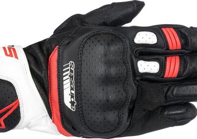 Guanti moto pelle estivi Alpinestars SP-5 nero bia - Annuncio 9586763