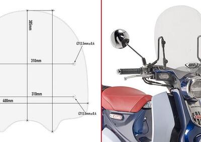 Parabrezza trasparente Givi 1168A specifico per HO - Annuncio 9341994