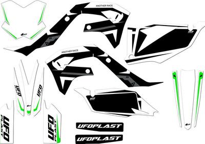 Kit grafica Ufo Apodis per Kawasaki Bianco UFO  - Annuncio 8981492