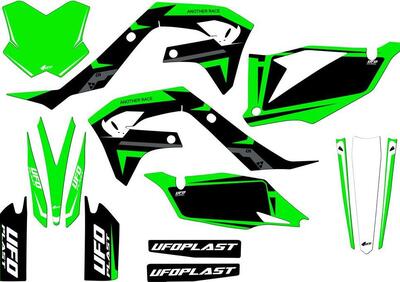 Kit grafica Ufo Apodis per Kawasaki oem UFO  - Annuncio 8984169