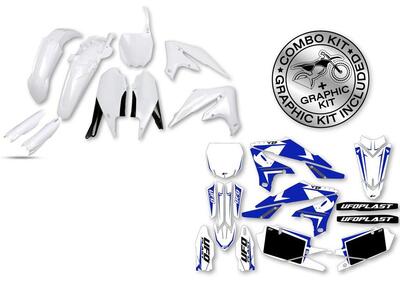 Kit plastiche+decals Ufo Apodis Yamaha Bianco UFO  - Annuncio 8981727