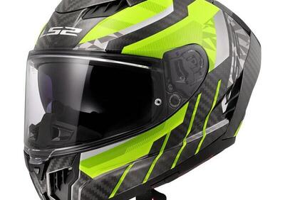 casco integrale LS2 Dragon in carbonio giallo - Annuncio 9597666