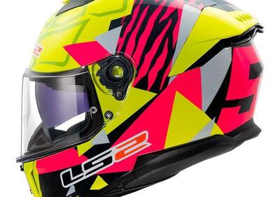 casco Integrale LS2 Stream 2 in KPA giallo rosa - Annuncio 9597675