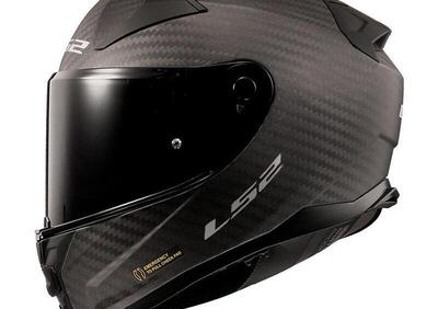 casco integrale LS2 Vector 2 in fibra nero opaco - Annuncio 9597682