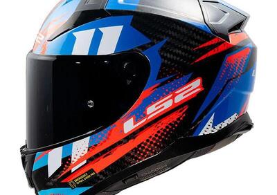 casco integrale LS2 Vector 2 in fibra blu - Annuncio 9597684