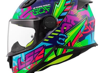 Casco Integrale Bambino LS2 OF812 Blu Verde - Annuncio 9597689