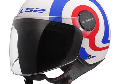 casco jet LS2 Sphere Lux 2 Urby blu rosso opaco - Annuncio 9597705