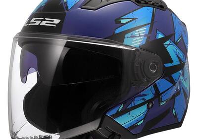 casco jet LS2 Copter 2 in blu - Annuncio 9597707