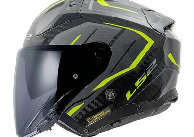 casco jet LS2 Infinity 2 in carbonio giallo - Annuncio 9597714