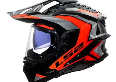 casco trail LS2 Explorer in carbonio arancio - Annuncio 9597746