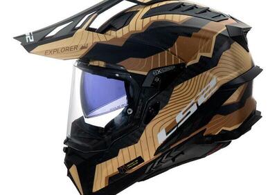 casco trail LS2 MX701 Explorer in carbonio sabbia - Annuncio 9597747