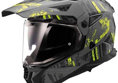 casco motocross LS2 MX702 Pioneer 2 giallo - Annuncio 9597759