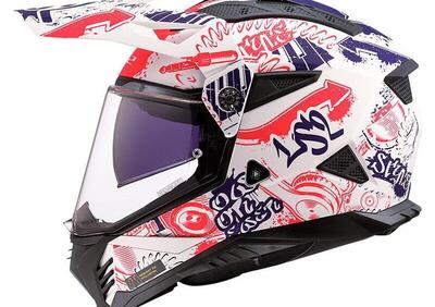 casco integrale LS2 MX702 Pioneer 2 bianco opaco - Annuncio 9597761