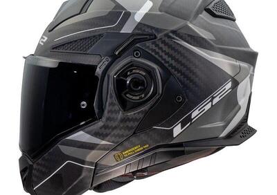 casco modulare LS2 Advant X in carbonio opaco - Annuncio 9597783