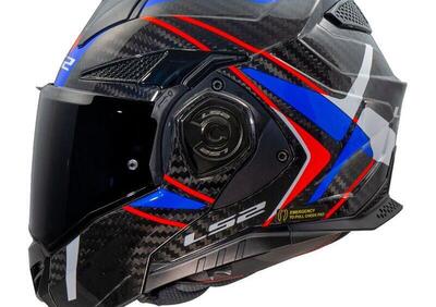 casco modulare LS2 Advant X in carbonio blu - Annuncio 9596796