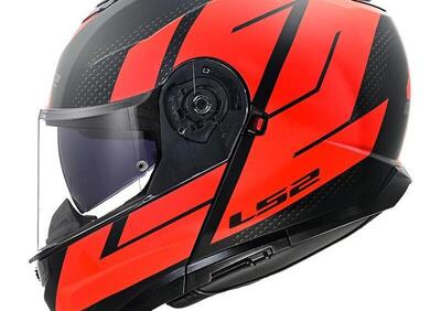 casco modulare LS2 Strobe 2 rosso opaco - Annuncio 9597805