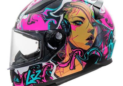 casco integrale LS2 FF353 Rapid 2 Cyberg rosa opac - Annuncio 9598706