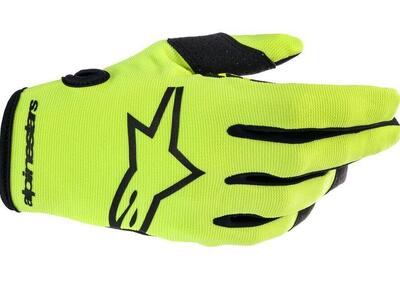 Guanti cross Alpinestars RADAR Giallo Fluo Nero - Annuncio 9017706