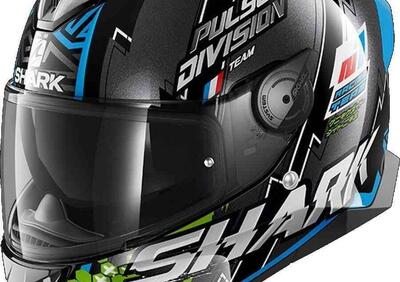 SHRK SKWAL 2 NOXXYS NERO/BL/VERDE 1/L Shark Helmets - Annuncio 9633958