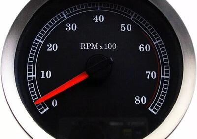 Contagiri elettronico 4" nero e inox per Elettra G Drag Specialties - Annuncio 9636420