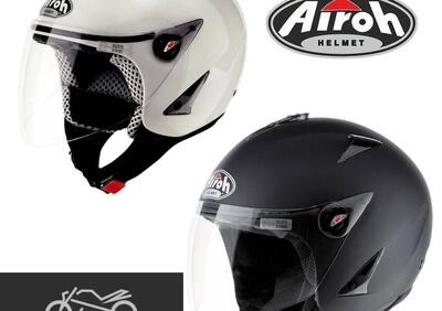 CASCO JET JT AIROH NERO O BIANCO - Annuncio 9639852