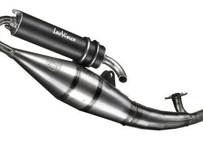 Scarico Leovince HAND MADE TT BLACK per MBK NITRO - Annuncio 9503997