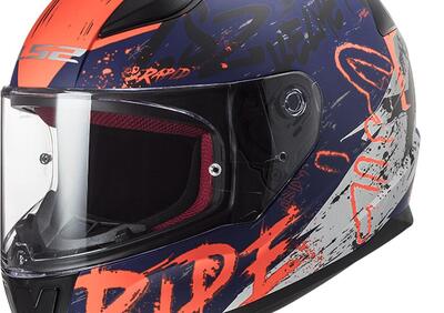 Casco integrale LS2 FF353 RAPID NAUGHTY Blu opaco - Annuncio 9651574