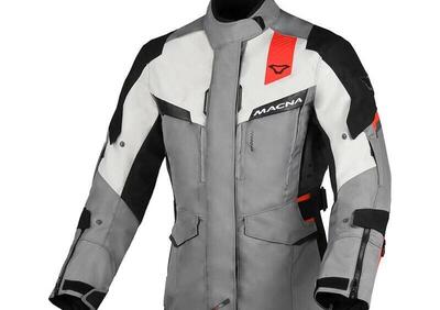 Giacca moto donna Macna Zastra Grigio Rosso - Annuncio 9651585