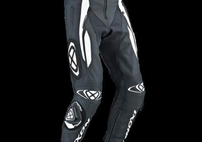 Pantaloni moto pelle racing Ixon VORTEX nero bianc - Annuncio 9651608