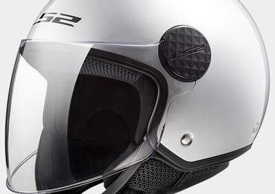 Casco jet LS2 SPHERE Solid Argento - Annuncio 9651635