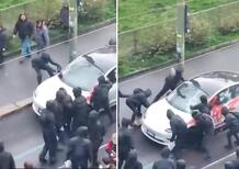 Tesla sotto attacco a Milano, il video dei vandali